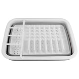 Foldable Drain Basket Drying Dish Storage Rack Dish Drainer for Kitchen Counter Organizer V1294-YM0901-3117200171111