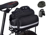 Bicycle Rear Chair Bag Bike Rack Bag Cycle Luggage Carrier Trunk Bag with Rain Cover V1308-DSZKI-61