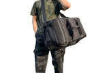 3-in-1 Duffle Bag Messenger Pack Military Tactical Backpack -Black V1308-DSZKI-864-2