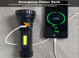 Solar Flashlight - Solar LED Flashlight - USB Rechargeable Solar Flashlight - Emergency Flashlight V1188-MS-313-0830