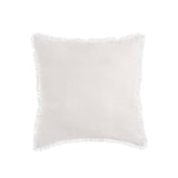 Vintage Design Homewares White French Linen Filled Cushion Square - 55cm x 55cm V442-HIN-CUSHION-FRENCHLINEN-WHITE-SQ