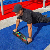 9 in 1 Push Up Board Yoga Bands Fitness Workout Train Gym Exercise Pushup Stand V63-832261
