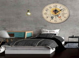 12" Home Decor Clock Colorful Retro Style Silent Non Ticking Quartz Wall Clock V1294-YM0901-JY27459-04