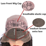 14 Straight Lace Front Human Hair Wig - Style 2 No Code PRL-606785940DBT