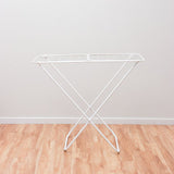 Large Double-Wing Floor-Standing Folding Clothes Drying Rack-White V1161-108202