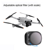 Adjustable Aluminum Alloy Filter Set For Dji Mini 3 / Pro 4 PRL-7026142060DBT