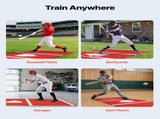 Baseball Hitting Mat, 300x116cm Batting Cage Mat, Batters Box Turf Mats, Softball Batting Practice V952-JQD10YC38YCB26SO1001V0