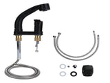 G1/2 Kitchen Cold and Hot Water Faucet Rotatable Sink Mixer Tap with Pull Out Sprayer V1294-YM0901-3112200145211