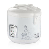 5L Electric Rice Cooker with Steamer Basket, Non-Stick Inner Pot, 24-Hour Delay Timer and Keep-Warm V1341-ZY-FPSE7JRD-WHITE