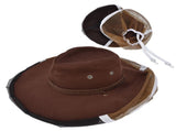 Beekeeper Cowboy Hat Tightening Design Breathable Mesh Beekeeping Veil Hat for Beekeepers Fishermen V1294-YM0523-3111220084311