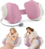 Pregnancy Pillows for Sleeping, Memory Foam Maternity Pillow Support for Back Belly HIPS, Adjustable V1107-115-89399-PNK