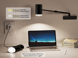 Rechargeable Picture Light with Remote Control, Adjustable Wall Sconce, 4000mAh Battery, Dimmable V1171-CB-SSPL-BLACK-1
