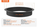 Fire Pit Ring, 44-Inch Outer/39-Inch Inner Diameter, 10inch Height 2.5mm Thick Fire Pit Insert, V952-YXHH25MM39INTCYI8V0