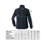 Mens Polar Fleece Full Zip Jumper Jacket Winter Warm in Navy Blue V563-PFFZM49-2XL