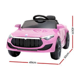 Rigo Kids Electric Ride On Car Toys Cars Headlight Music Remote Control 12V Pink RCAR-MASRT-S-PK