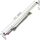 1 Axis Lathe Linear Scale 550mm with Accuracy 0.0002" Optical Length Precision Linear Scale Aluminum V952-GSC550MMDC0000001V0