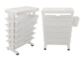 Movable Bookshelf Removable Bookcase Rotatable Multilayer Mobile Bookshelf for Bedroom Dormitory V1294-YM0901-3116230011611