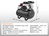 Air Compressor Compact Portable Oil Free Compressor 40L 90 PSI V952-WYWSKYJ40L14358ANV3