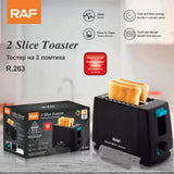 Electric Slice Toaster, toastie, sandwich maker Fast Efficient Toasting Breakfast V612-RAF_TOASTER