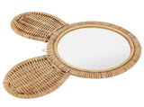 Hanging Mirror High Definition Rattan Mirror Wall Decorative Makeup Mirror for Bathroom Hotel V1294-YM0715-3115210268711