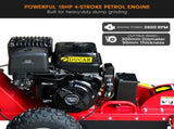 Ducar Stump Grinder 457cc 18HP Petrol Engine with Key Start & Tungsten Carbide Teeth STG-GBS-150E-RD