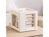 Rotating Organiser Box with Mirror Jewellery Storage for Dressing Table V63-954911