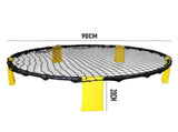 Portable Outdoor Spikeball Roundnet Game Set Team Beach Ball Game Bouncer Toy with Carrying Bag Net V985-ROUNDNETGAMESSET