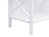 6 Tier Tall Bookshelf, White V1127-AU-CS03-WHT