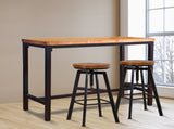 Levede 3pcs Bar Table Barstools Industrial BR1016-S-BR1001-2