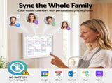Artiss 10" Digital Calendar Planner Smart Photo Frame Family Chore Chart & Sync DPR-CAL-10-WH