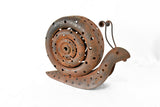 Rust Snail Candle Holder 32cm V637-27605SNL