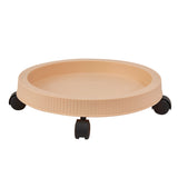Beige 3-Tier Stackable Strawberry & Vegetable Planter with Mobile Wheel Tray - Space-Saving Vertical V888-ELOSUNG42024