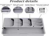 2 in 1 Storage Box - Cutlery Organizer - Cutlery - Drawer Organizer - Multifunctional Cutlery V1188-NK-BOL-627