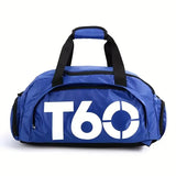T60 Upgraded Sports Bag Wet-Dry Separation Independent Shoe Compartment, Large Capacity, Multiple V1232-JSB-T60-004