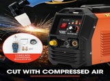 ROSSI 40 Amp Plasma Cutter, Portable Oxy Torch Welder Cutting Machine, 15A Plug V219-TOLWDRROB04X