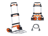 Folding Hand Truck, 140 kg Load Capacity, Aluminum Portable Cart, Convertible Hand Truck and Dolly V952-KZDSTHC500B01UEHNV0