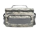 Black-white and Grey Camouflage Tactical Insulated Camouflage Lunch Bag Large Capacity Waterproof V888-ELOSUNG46780