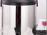 Stainless Steel Milk Tea Bucket Large Capacity Thickened Insulated Beverage Dispenser Barrel with V1294-YM0901-3118240170012