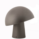 LED Cordless Mushroom USB Rechargeable Table Lamp Dimming Night Light - Steel Grey V563-75189