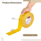 2PCS Tapes, 164ft Per Roll Tape for Outdoor Court,Court Marking Kit, Temporary Pickleball Court V1369-AZ3-W-08558