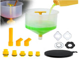15PCS Coolant Funnel Kit - Universal Radiator Filling Funnels with Adapters V1192-GMCS-1016-004