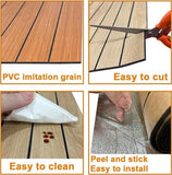 2 Pack Peel and Stick Oak Wood Slat Feature Panels 300x40cm Each DIY TV Headboard PVC Decor V1188-ZXY-131-791