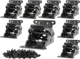 Table hinge - Folding hinge - 0-90 degree foldable - 8-pack - Lockable hinge - Lockable extension V1259-DP01-BO-76