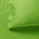 1000TC Ultra Soft Fitted Sheet & 2 Pillowcases Set - Super King Size Bed - Green V493-ASKF-08