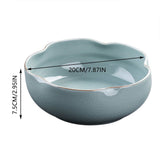 Lotus Bowl Planter for Planting in Water Indoors x80x93 Ceramic Hydroponic Bonsai Flower Bowl for V1366-AZ2-W-16577