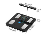 Centra Smart Scale for Body Fat Bathroom Digital Pregnancy BMI Monitor Bluetooth SP1070-BK-AU