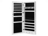 Levede Mirror Jewellery Cabinet LED JB1016-LED-WH