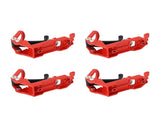 4 Sets Roof Shovel Mount Heavy Duty Multipurpose Metal Rubber Clamp Mounting Bracket for Roof V1294-YM0901-3114240060112