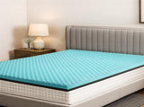 Dreamz Gel Memory Foam Mattress Topper Bed Cool Queen MP1014-Q
