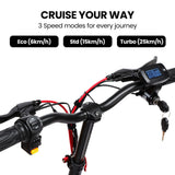 ALPHA Rover Electric Scooter with Seat, 500W 48V 25km/h 30km Range, 14-inch Tyres, Motorised V219-TRNESCAL8KRA